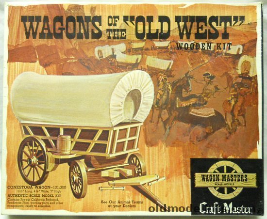 Craft Master Conestoga Wagon  Wagons of the Old West Series, 101-300 plastic model kit